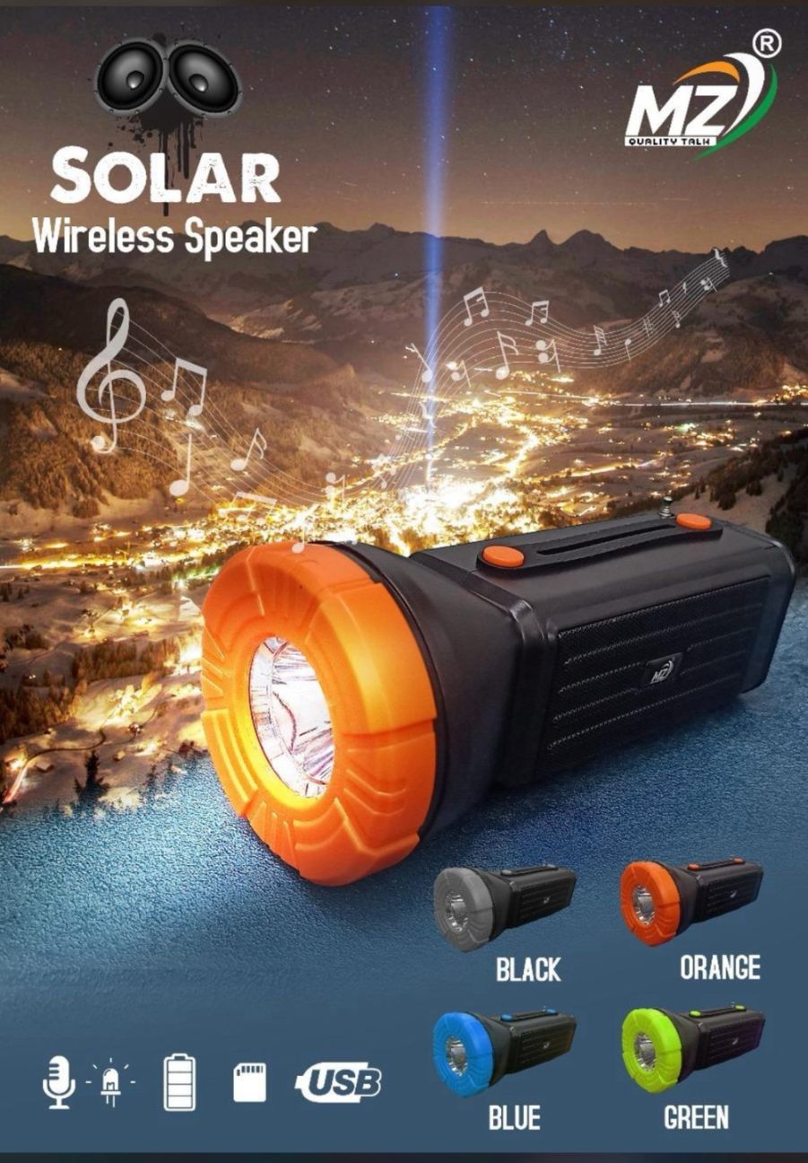 MZ-M19 SOLAR WIRELESS SPEAKER